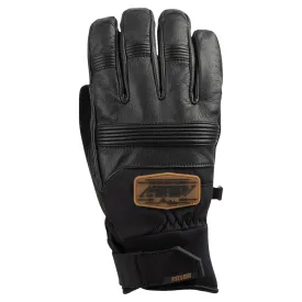 509  Free Range Snowmobile Gloves Insulated Waterproof Breathable Black Gum