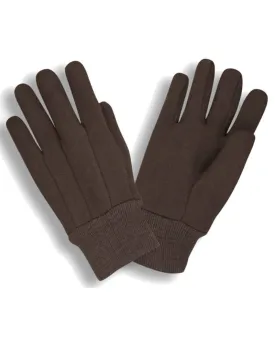 9 oz Brown Jersey 100% Cotton Work Gloves