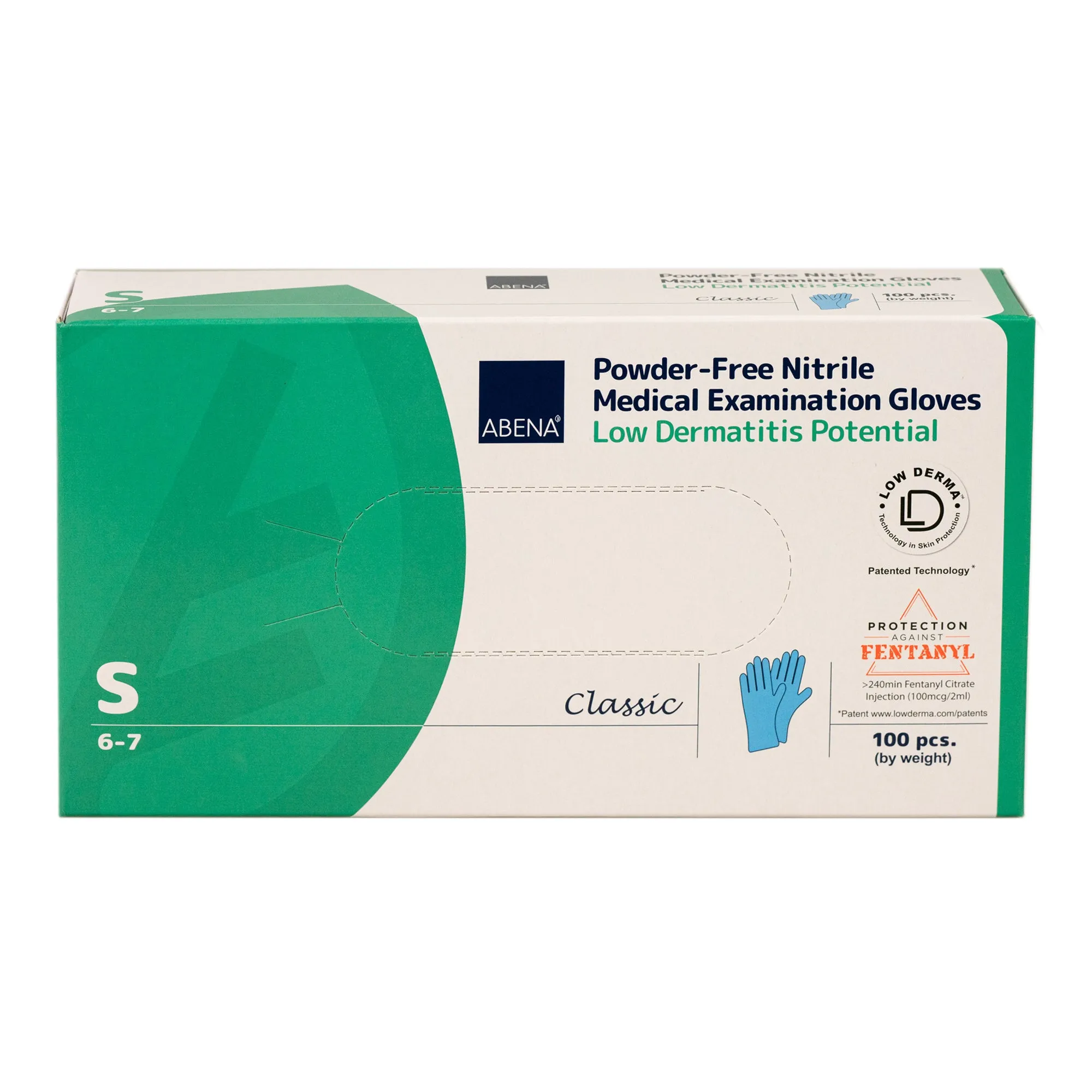 Abena Nitrile Gloves, Chemo Approved