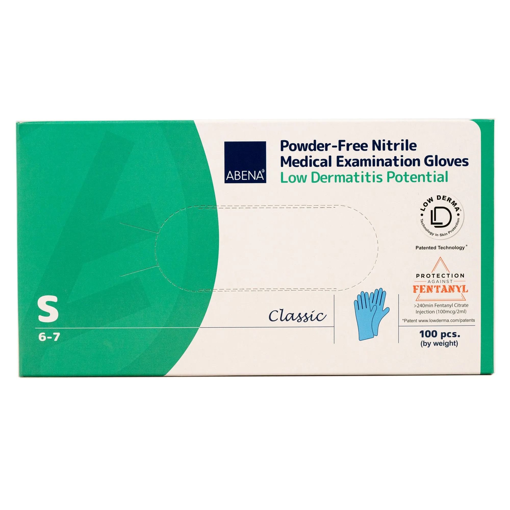 Abena Nitrile Gloves, Chemo Approved