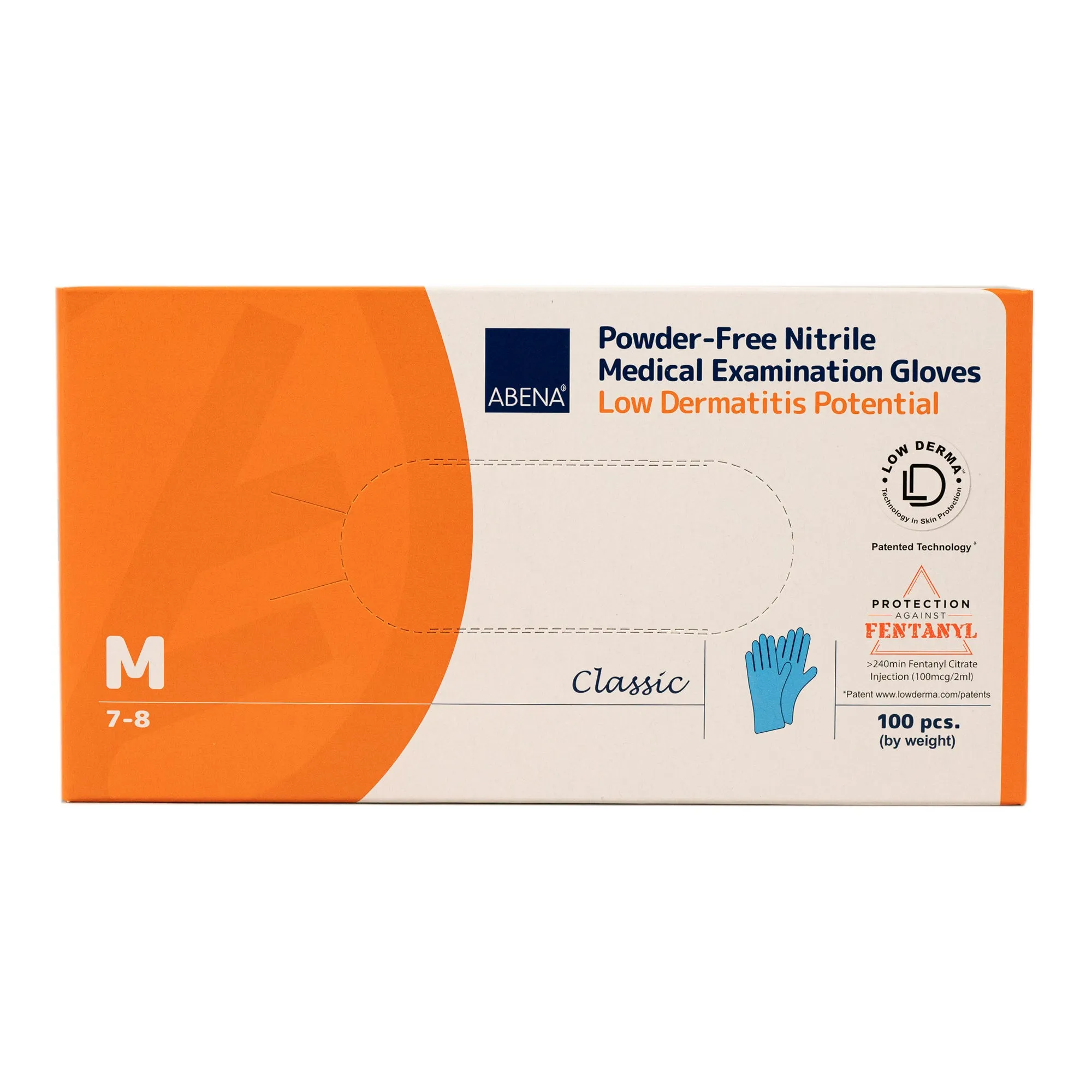 Abena Nitrile Gloves, Chemo Approved