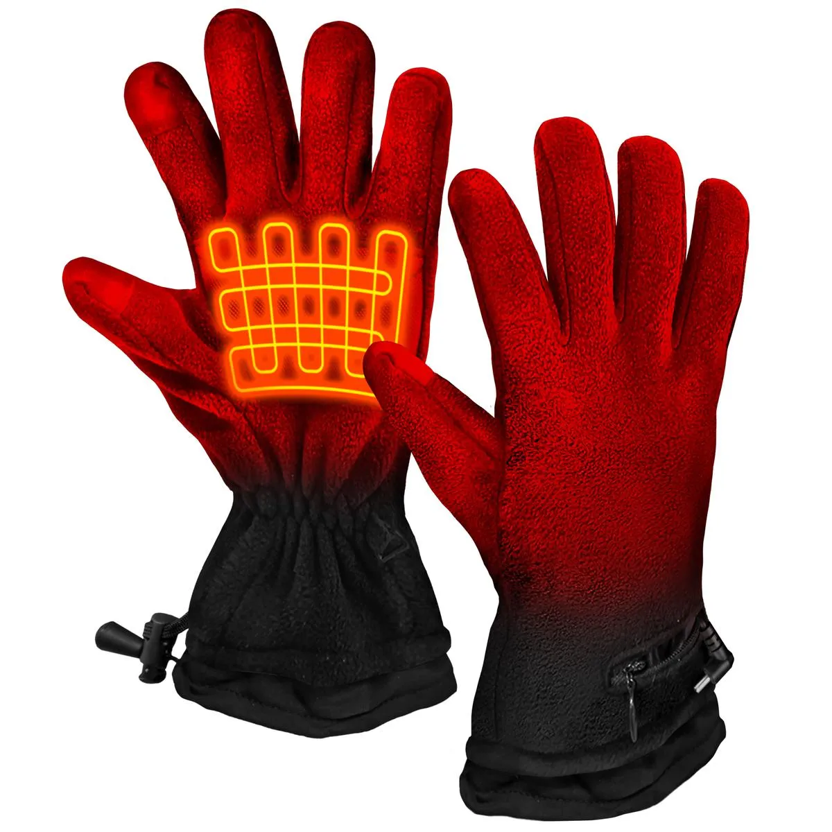 ActionHeat AA Battery Heated Fleece Gloves