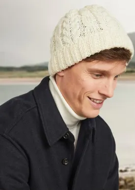 Aran Wool Hat | Natural