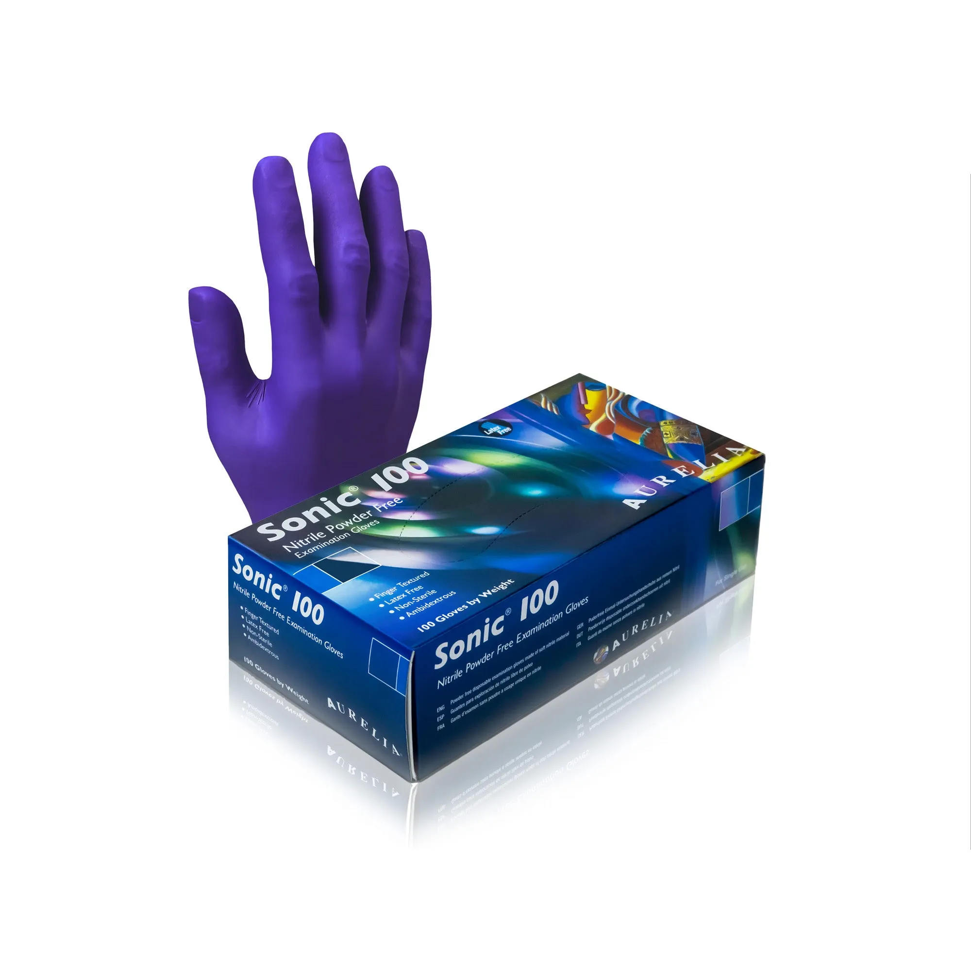 Aurelia Sonic Nitrile Gloves (3.2 mil) | Exam Grade | Case of 1000