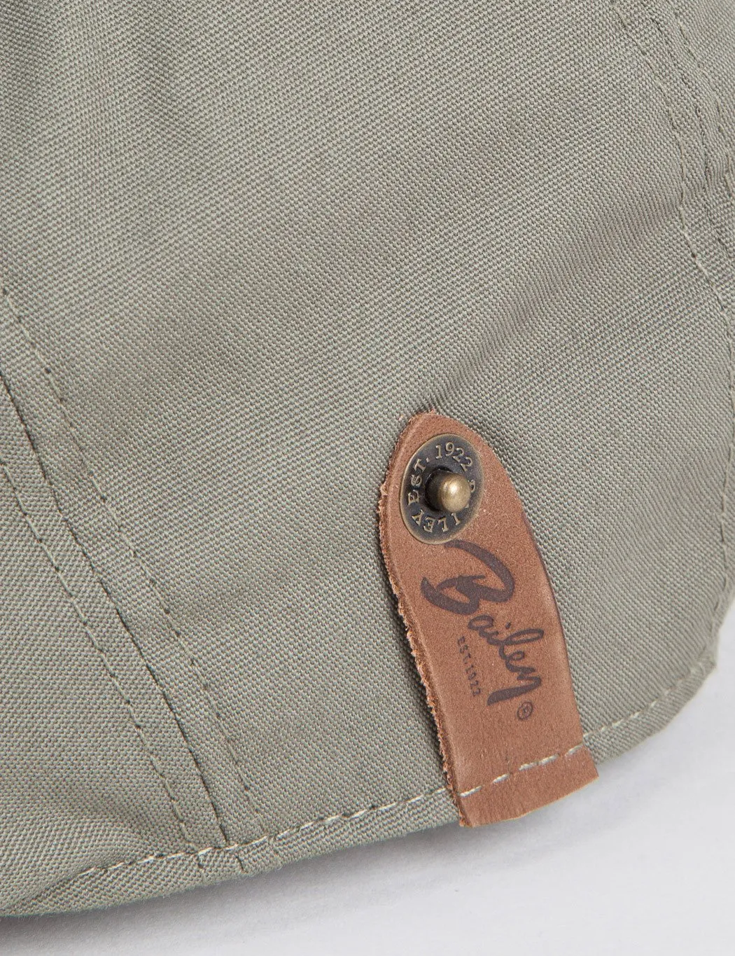 Bailey Graham Waterproof Ivy Flat Cap - Olive