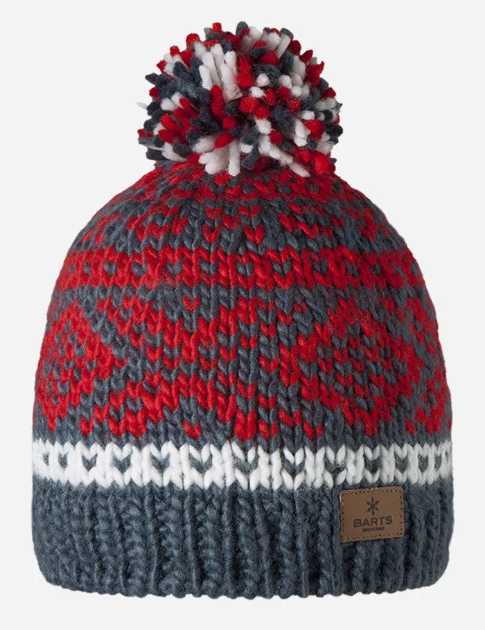 Barts Log Cabin Beanie Hat - Old Blue