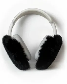 Black Fluffy Earmuffs | AirPods Max Case