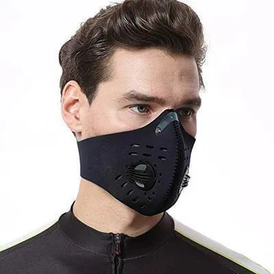 Black Protective Sports Masks