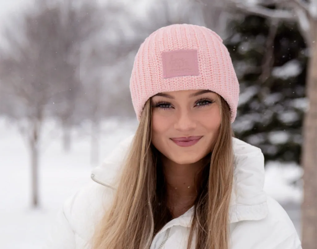 Blush Monochrome Beanie