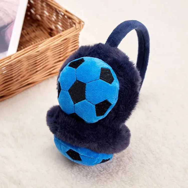 Boys Football Earmuffs Blue