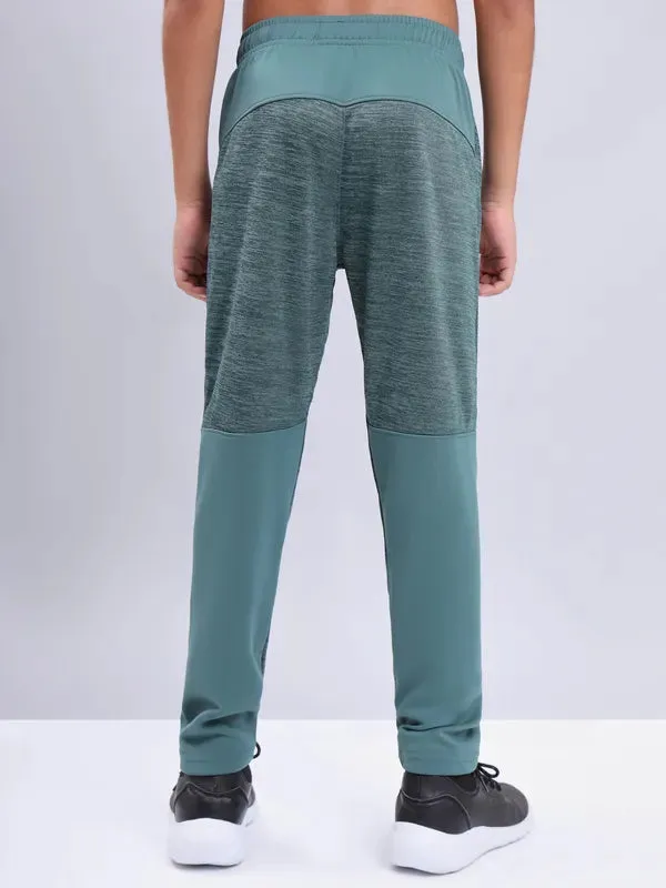 Boys Melange Slim Fit Trackpants with TECHNO GUARD