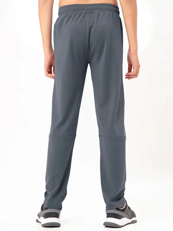 Boys Solid Slim Fit Trackpants with TECHNO GUARD