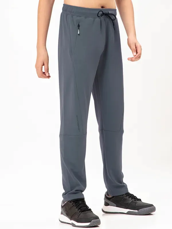 Boys Solid Slim Fit Trackpants with TECHNO GUARD