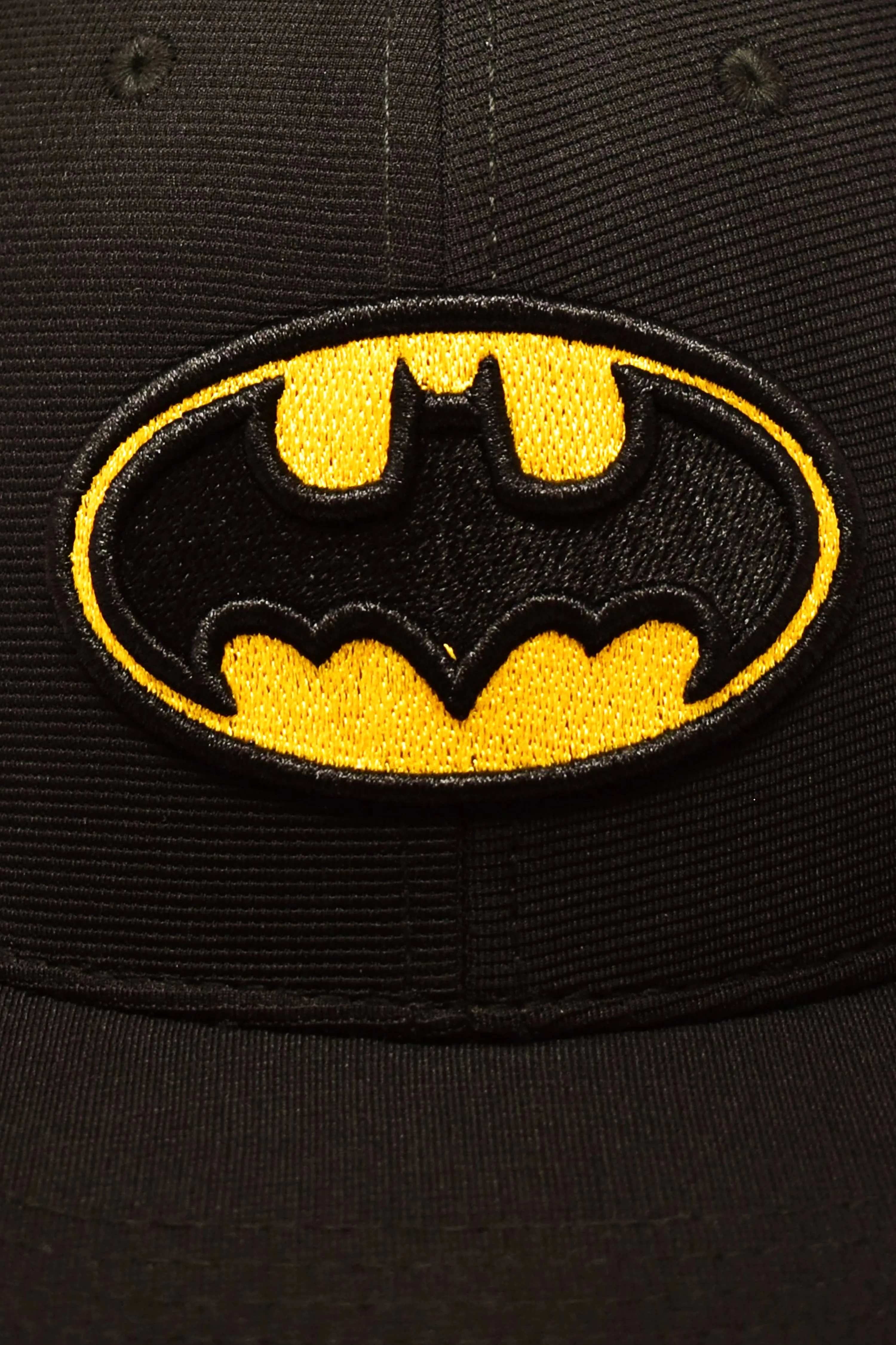 BZ Headwear Batman Logo Hip Hop Cap For Men In Black-(Pack of 1/1U)