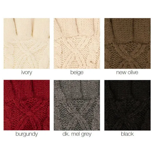 CC Knitted Touch Screen Gloves Fleece Lined