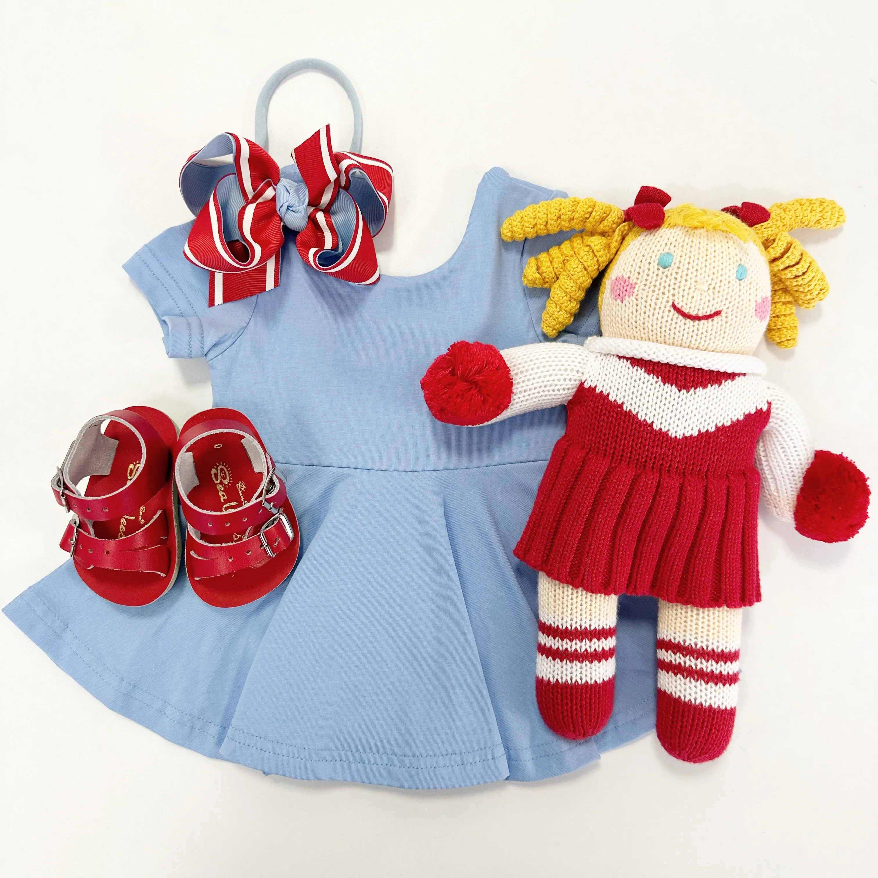 Cheerleader Knit Doll - 12” Plush