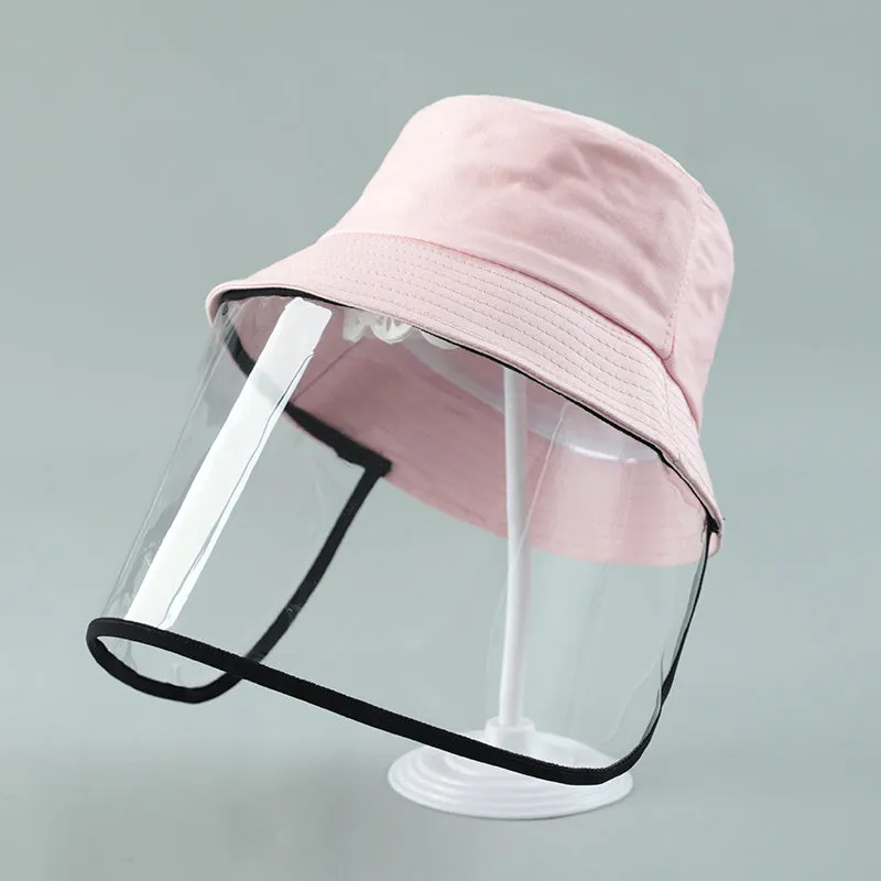 Child Protection Products Hot Buy Anti-spitting Protective Hat Dustproof Cover Kids Boys Girls Fisherman Hat