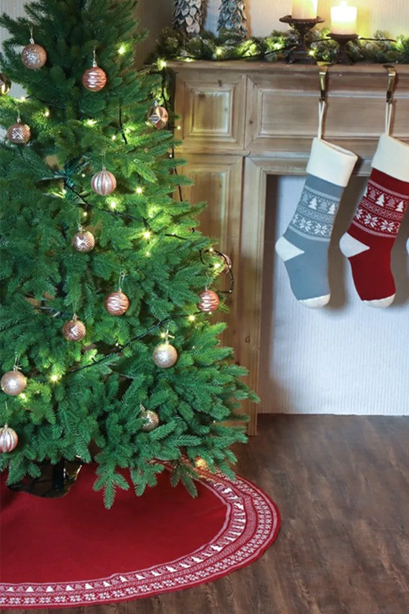 CHRISTMAS DECORATIONS SNOWFLAKE TREE SKIRT