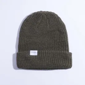 Coal The Stanley Soft Knit Cuff Beanie Olive