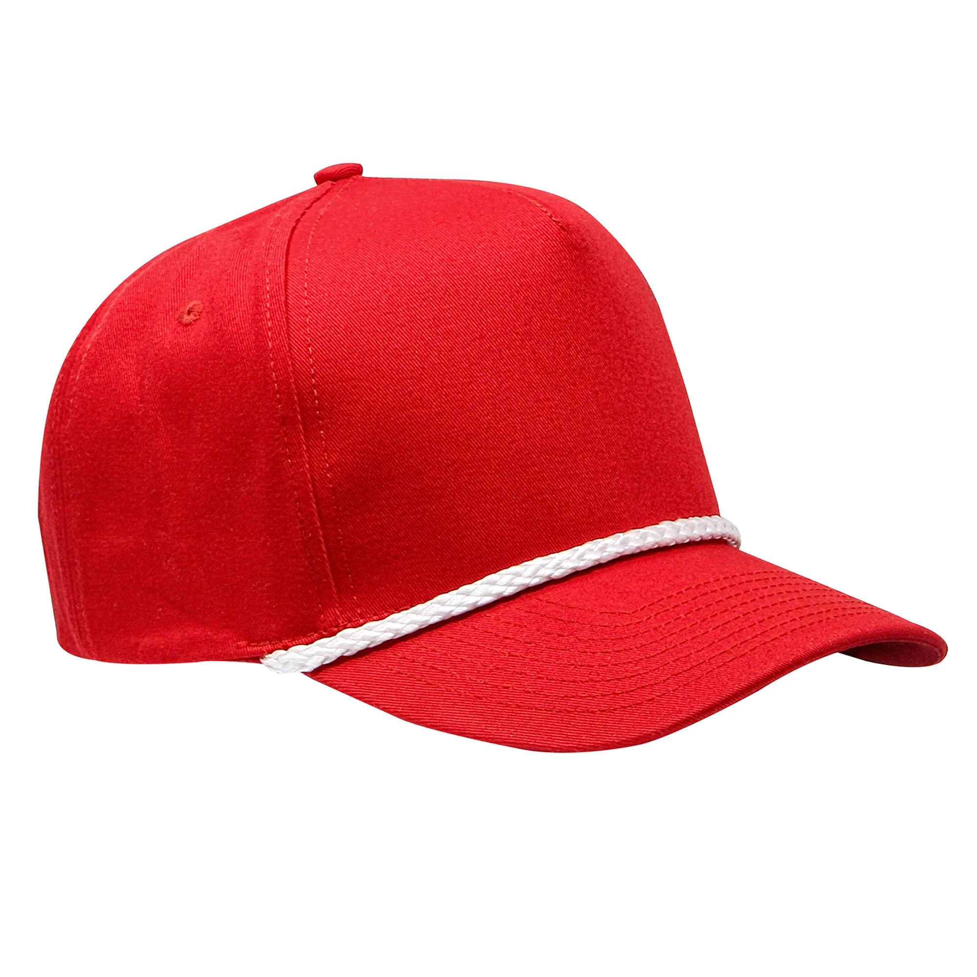 Cobra C256 5 Panel Twill, Snap Back Golf, Rope Cap