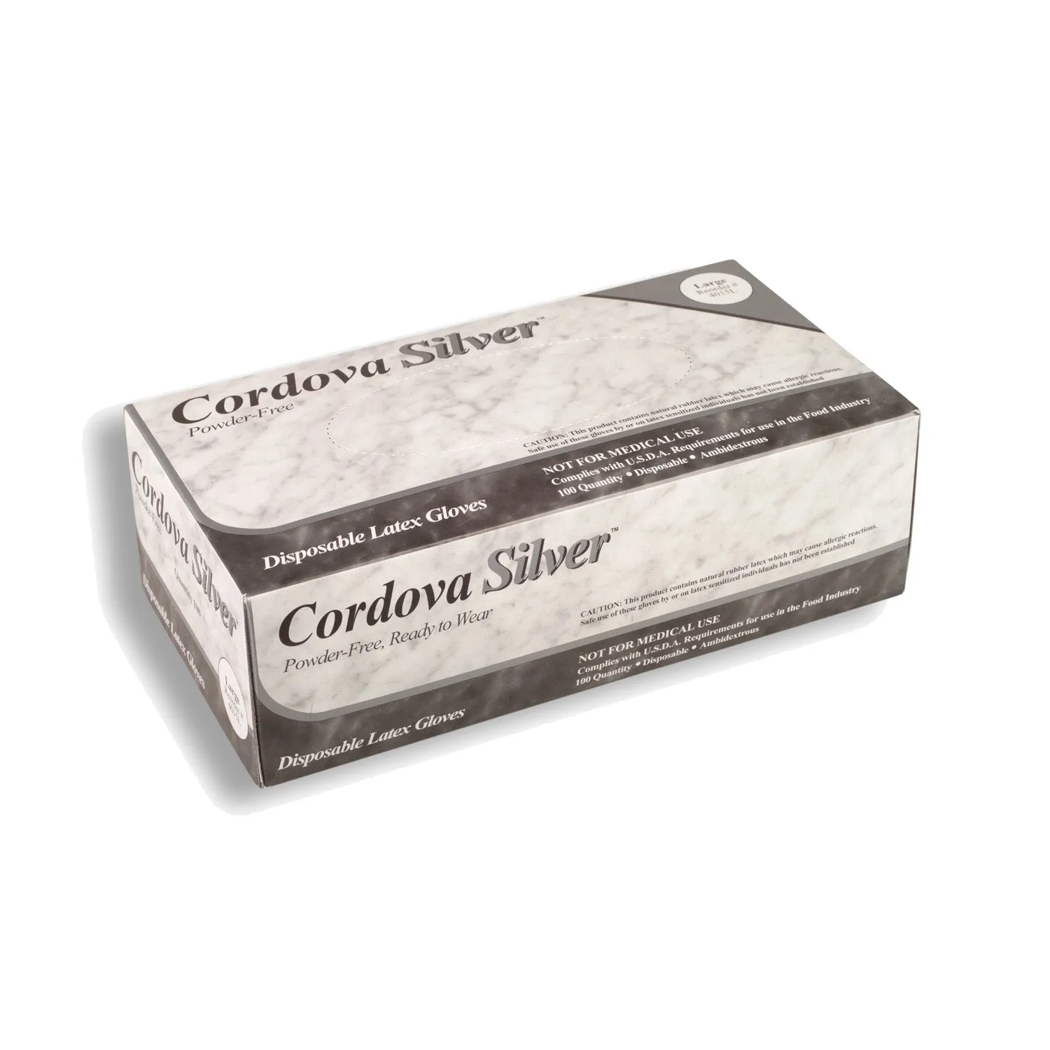 Cordova Silver Latex Powder Free (4.5 mil) | Case of 1000