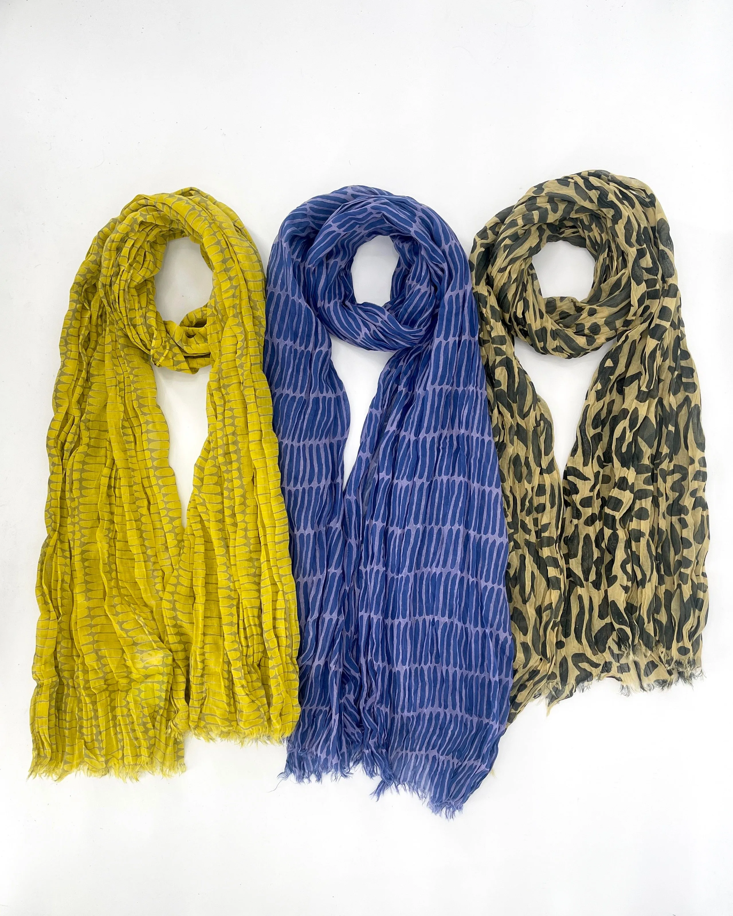 Cotton Patterned Scarves