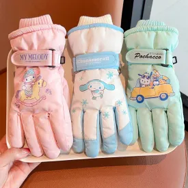 Cozy & Kawaii Character Waterproof Gloves