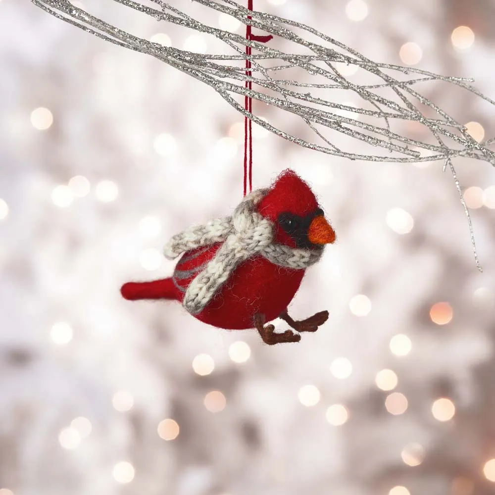 Cozy Cardinal Ornament