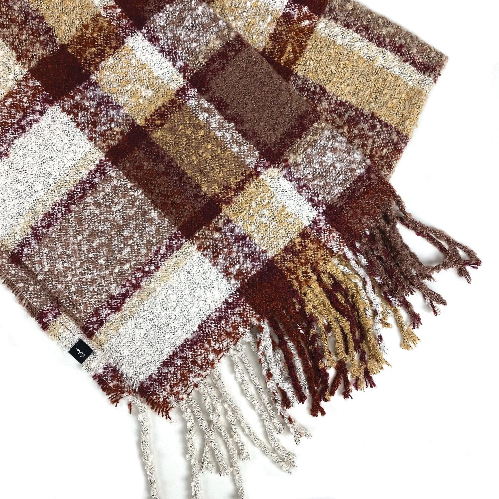 Cozy Plaid Scarf (ECO336)