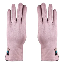 Designer Winter Gloves For Women - Purple