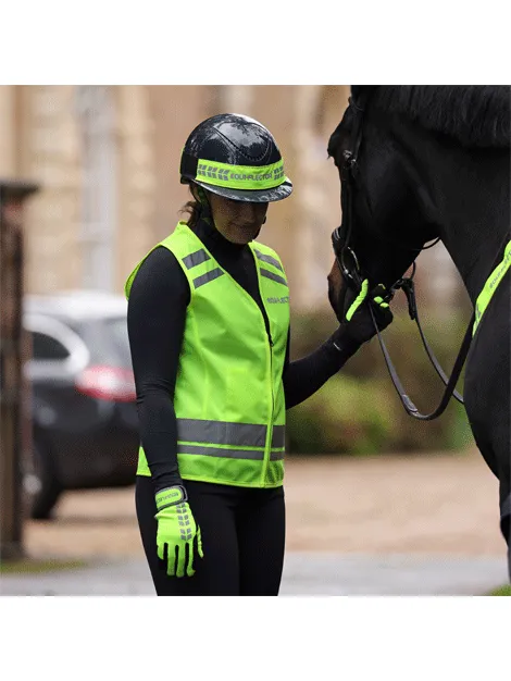 EquiFlector Riding Gloves- High Vis