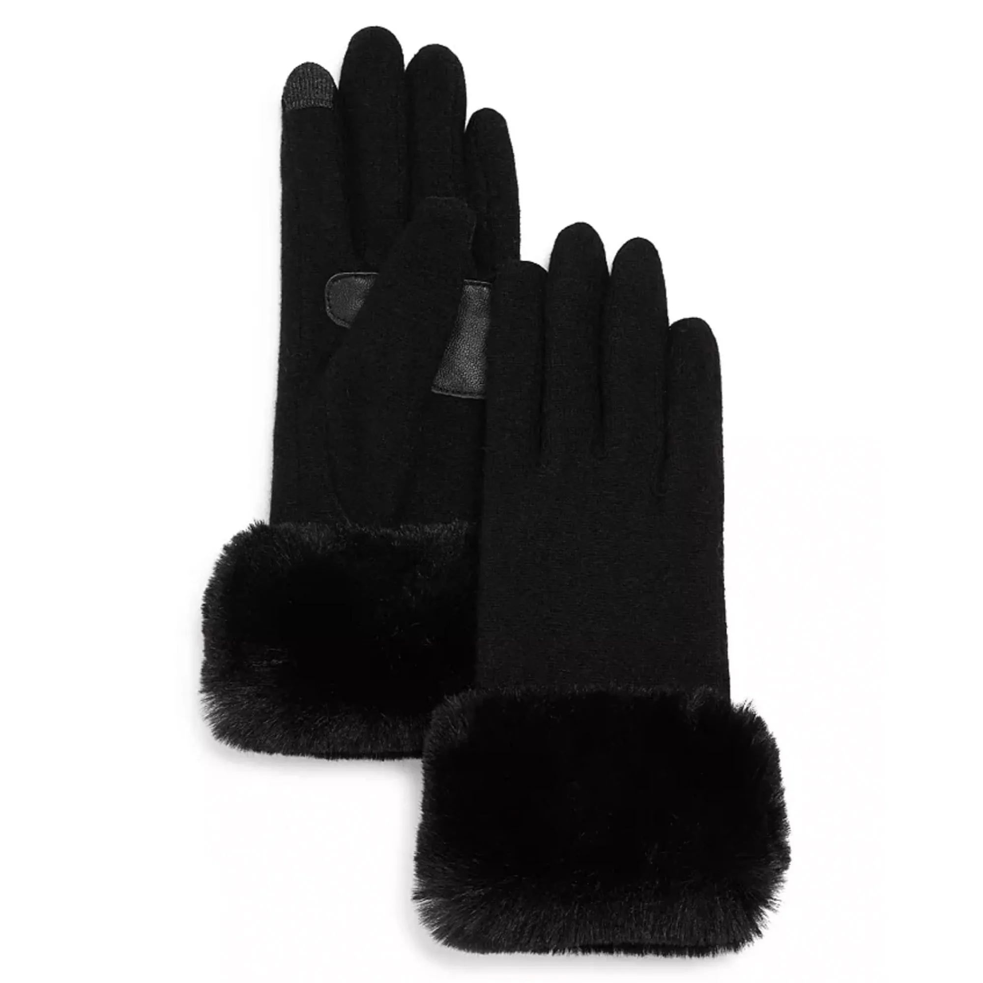 Faux Fur Cuff Glove (EGO145)