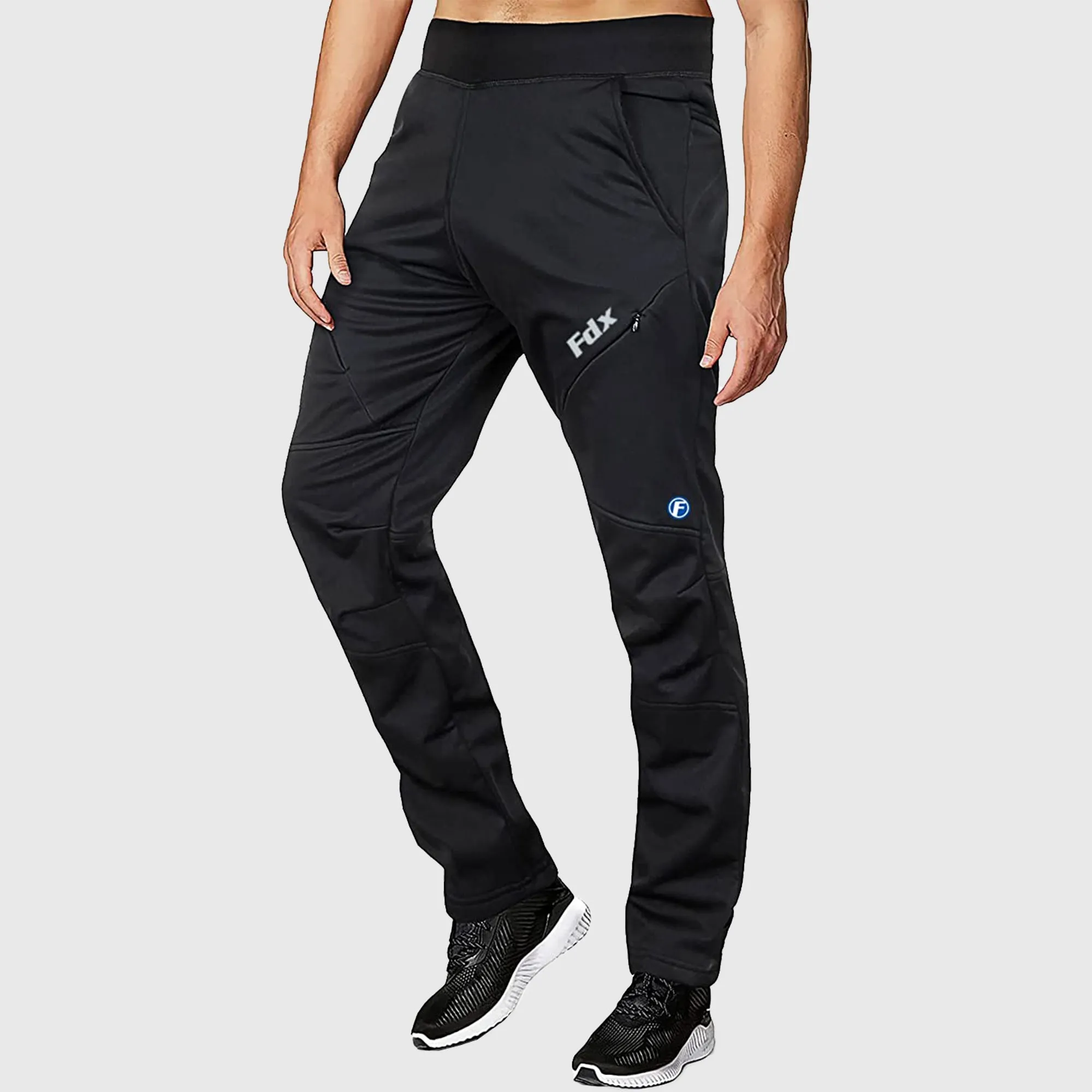 Fdx Aero Men's & Boy's Black Thermal Outdoor Sports Tight