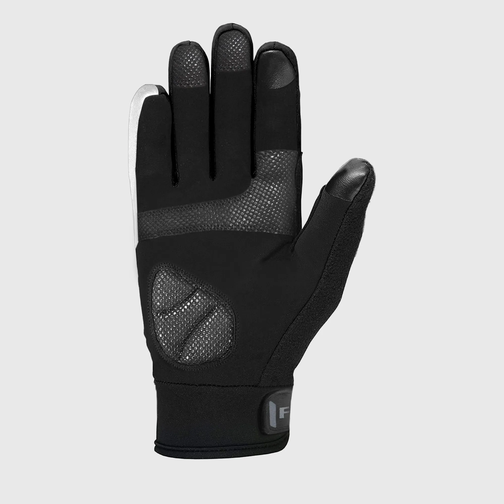 Fdx Aqua Black Full Finger Winter Cycling Gloves