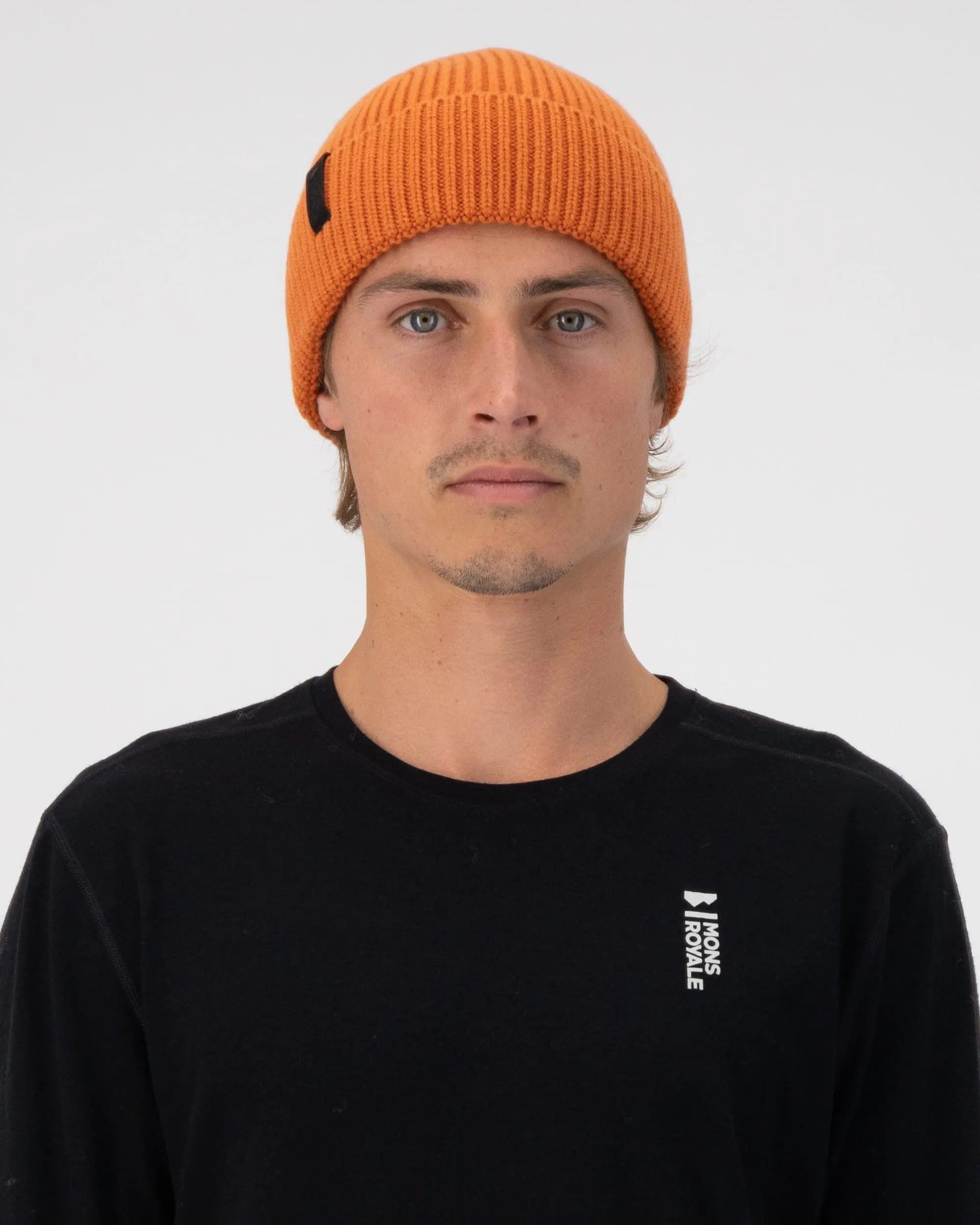 Fjord Merino Beanie - Orange