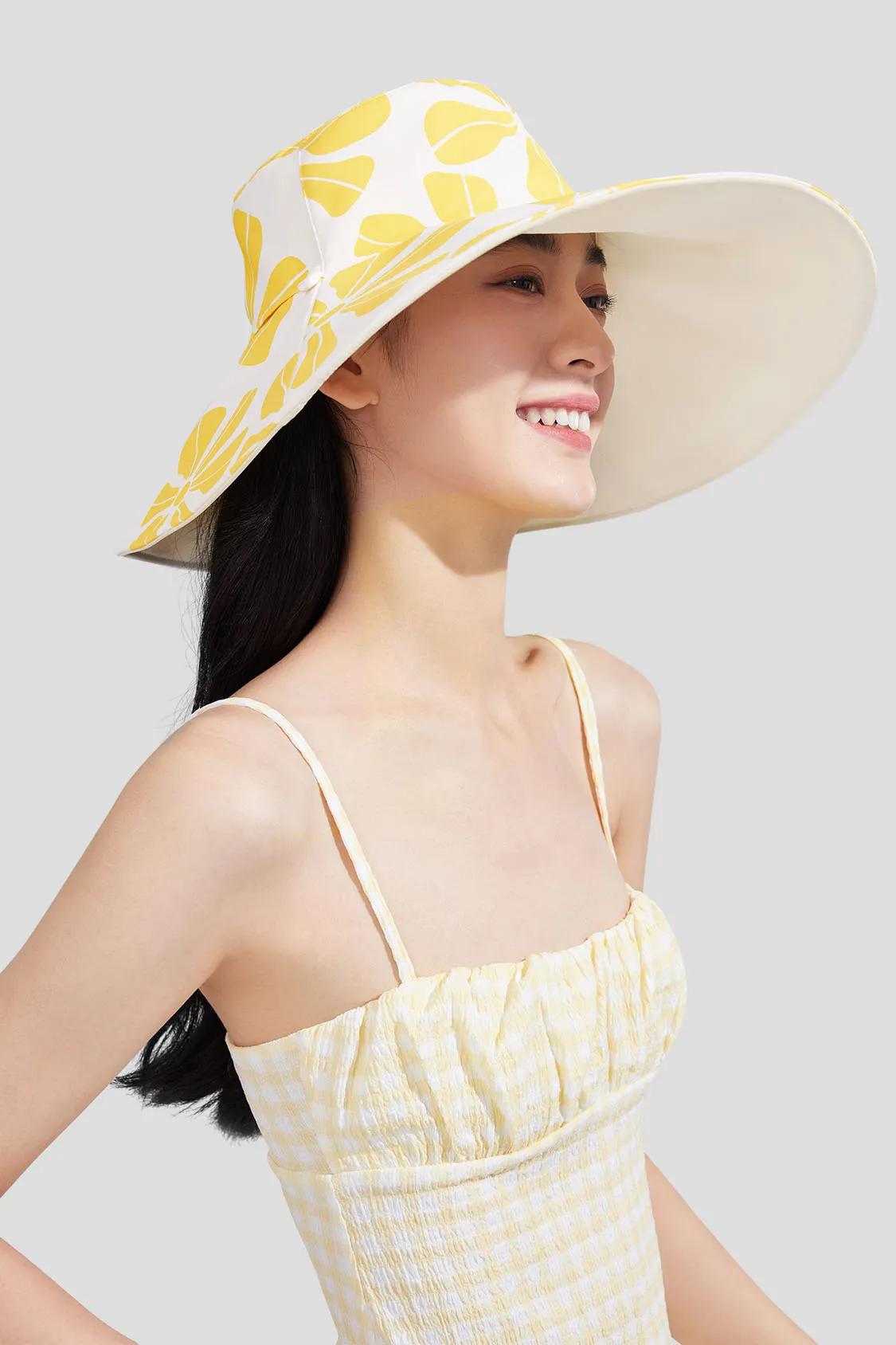 Flora - Women's Reversible Sun Hat with Floral Design UPF50 