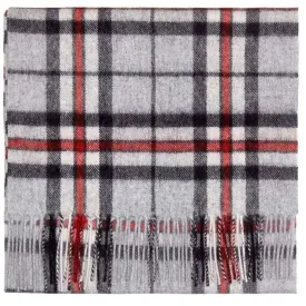 Grey Thomson Tartan Lambswool Scarf