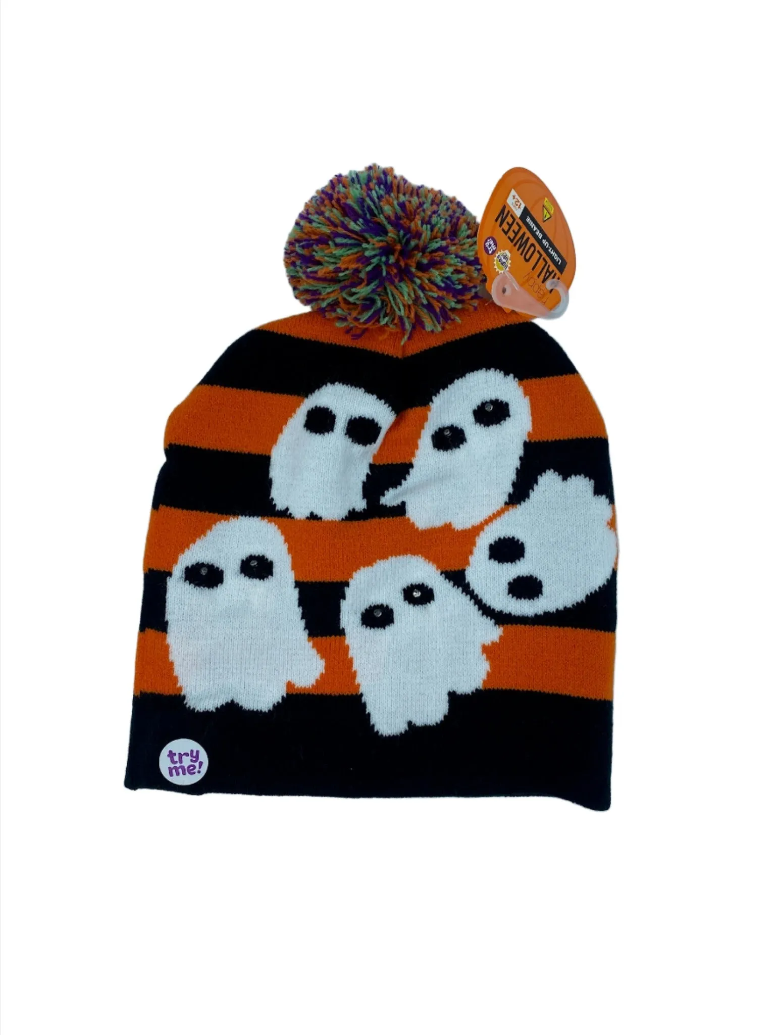 Halloween Light Up Knit Hats