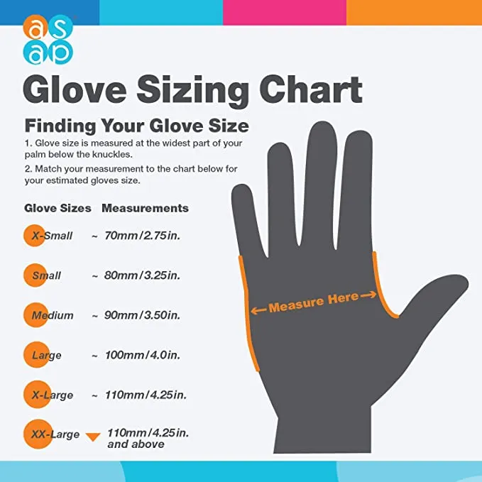 HandCare Orange Nitrile Gloves - Powder Free (8 Mil), 100 Cases (Bulk)