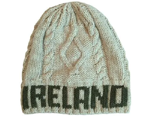 IRELAND TEXT KNITTED