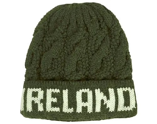 IRELAND TEXT KNITTED