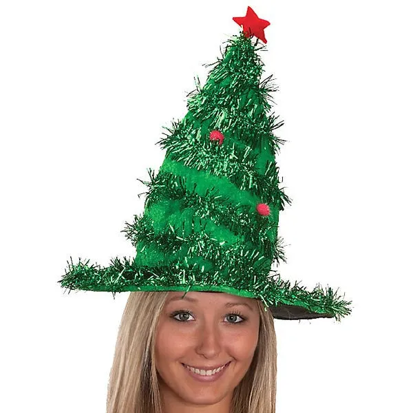 Jacobson - Tinsel Christmas Tree Hat