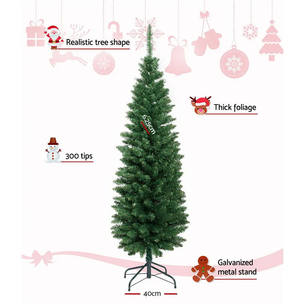 Jingle Jollys Christmas Tree 1.8M Xmas Trees Green Decorations 300 Tips