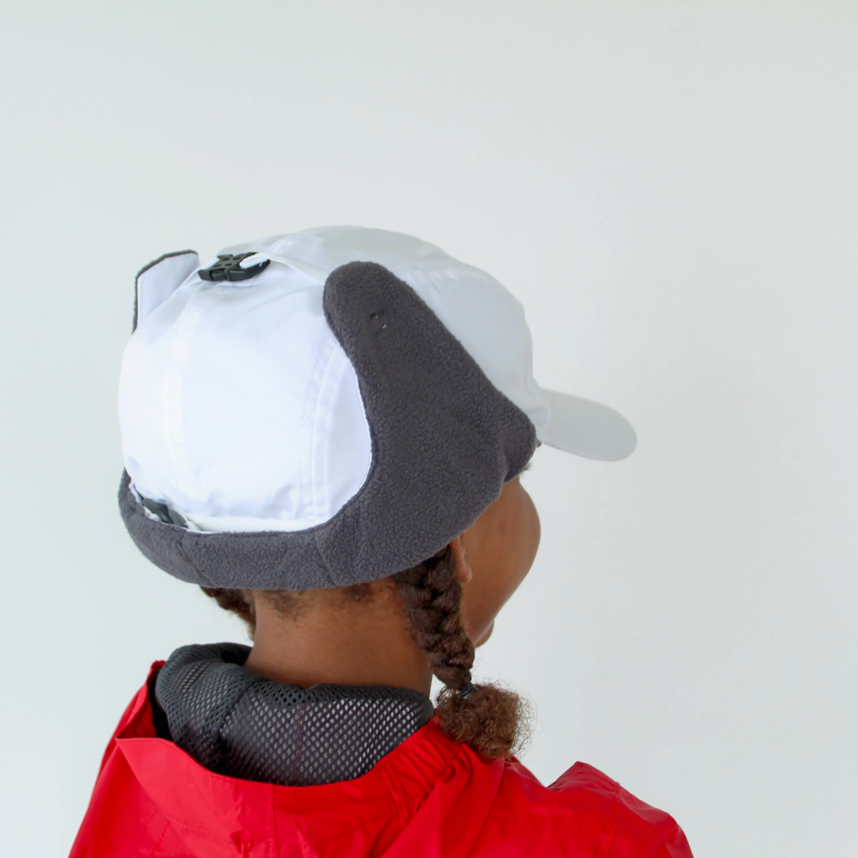 Kids Arctic Chill Winter Convertible Sun Hat - White