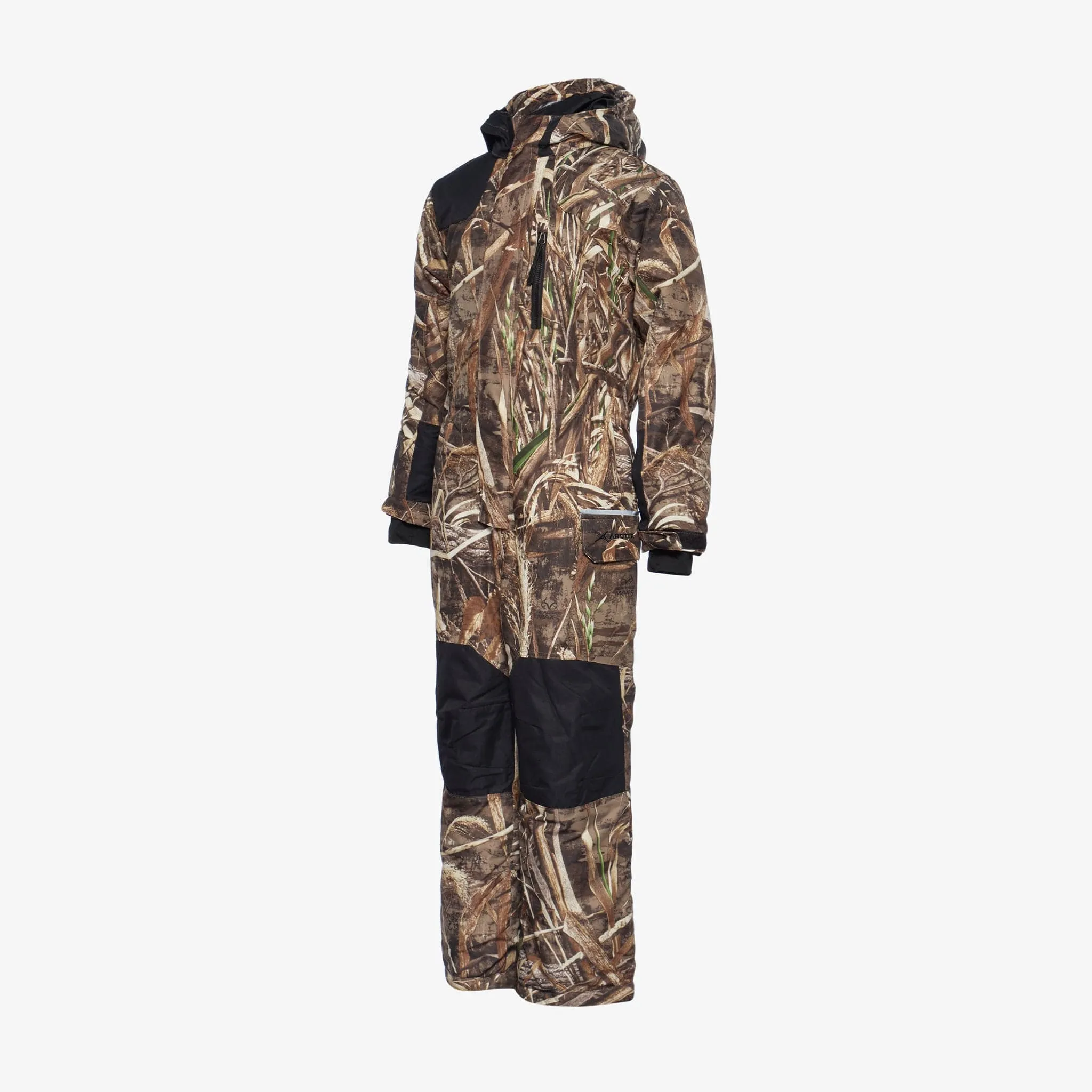 Kids Camo Dancing Bear Insulated Snow Suit Coveralls