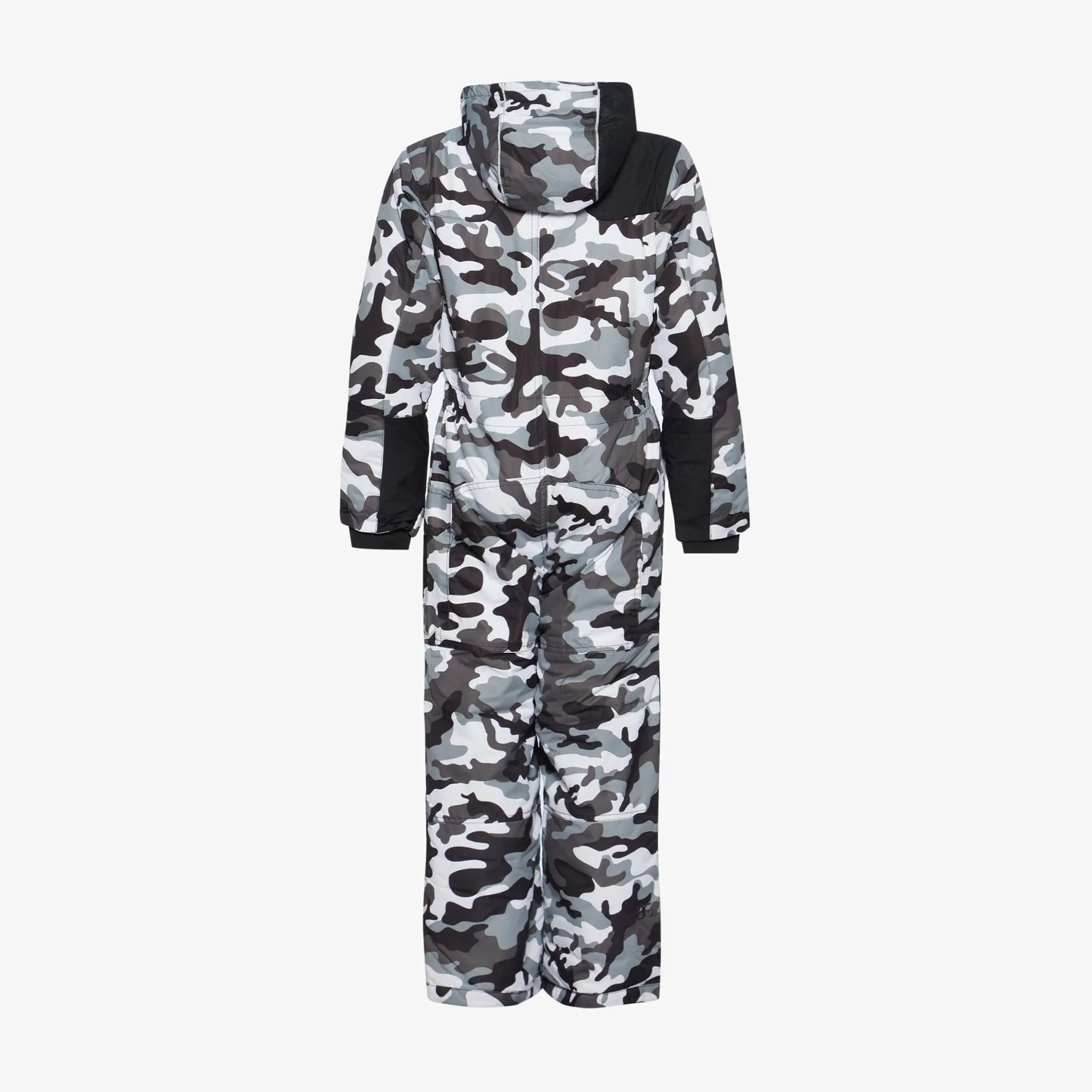 Kids Camo Dancing Bear Insulated Snow Suit Coveralls