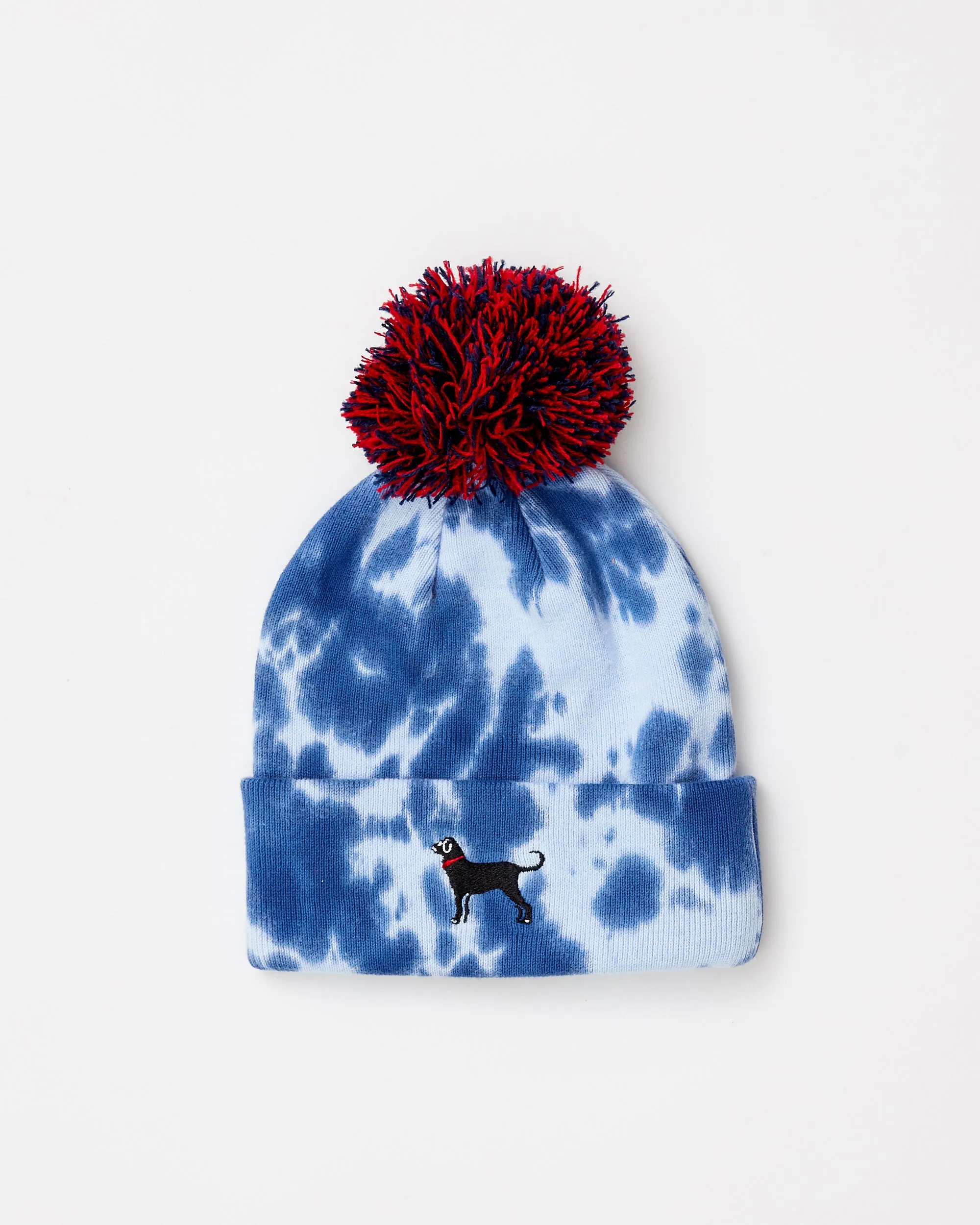 Kids Tie Dye Pom Hat