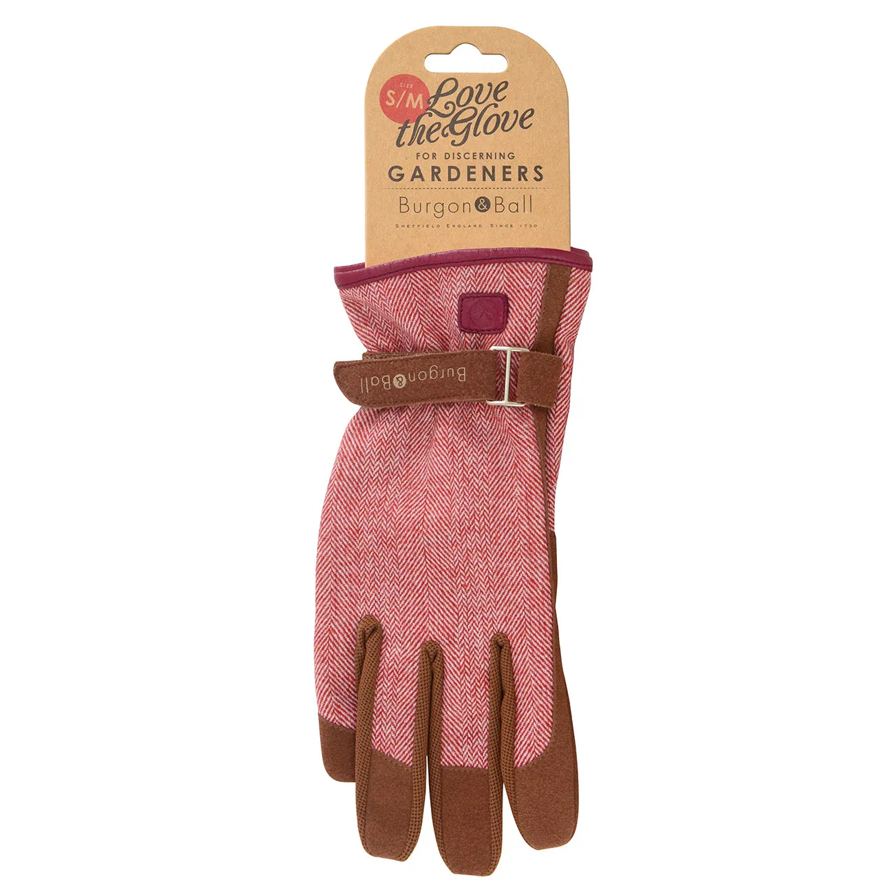 Love The Glove - Red Tweed - S/M