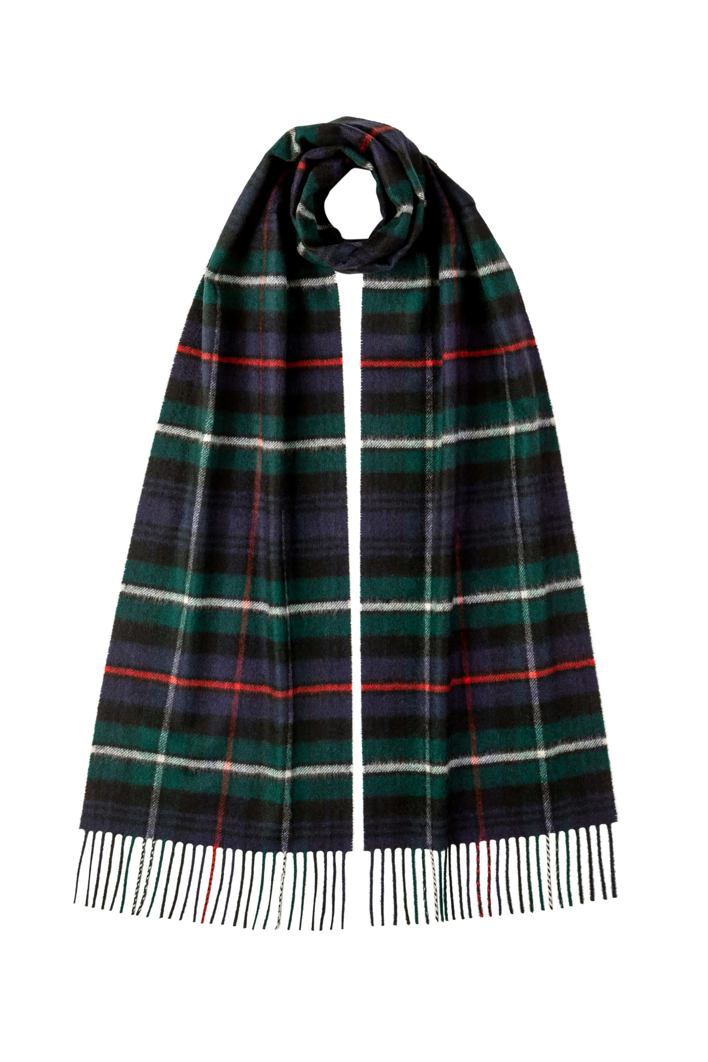 Mackenzie Tartan Cashmere Scarf