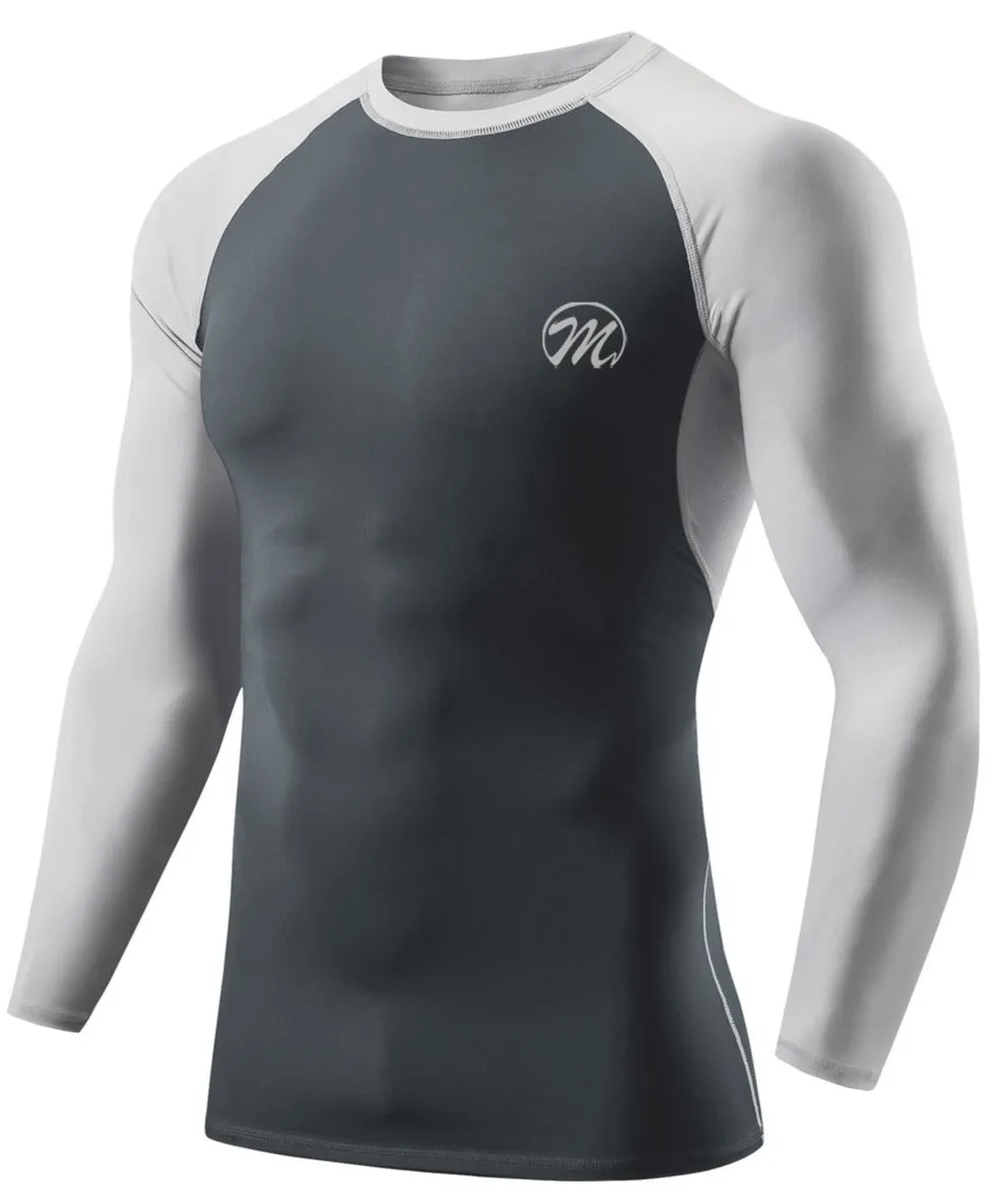 MEETYOO Men's Compression Shirts Base Layer Top